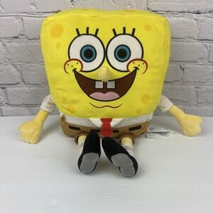 Spongebob Squarepants Yellow Build A Bear 15" Plush Nickelodeon 2013 Stuffed Toy
